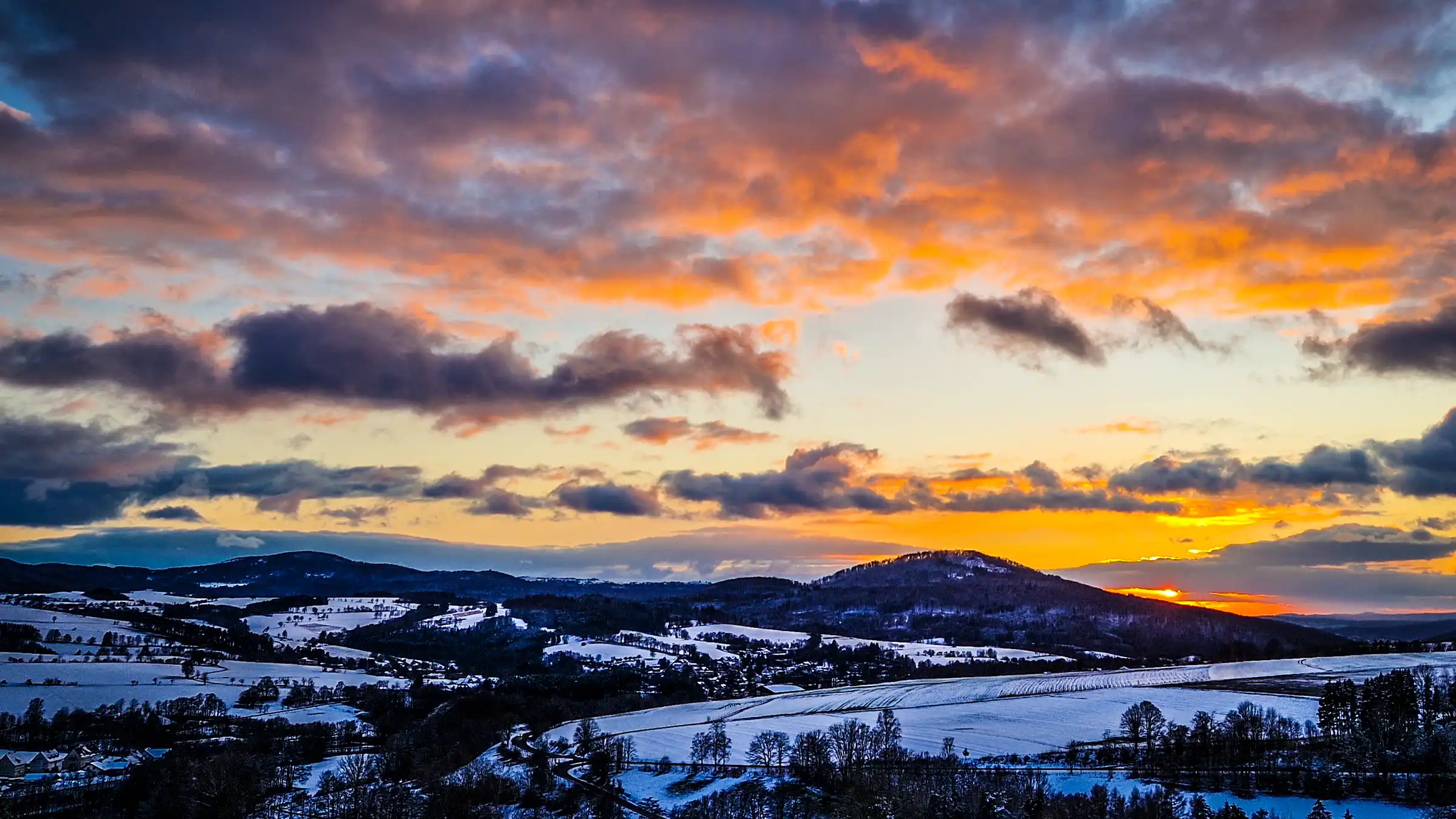 Blick von Sandberg nach Gersfeld